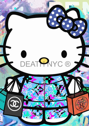 Deathmg233 45X32Cm Kitty (Edition Of 100*) (2023) Art Print