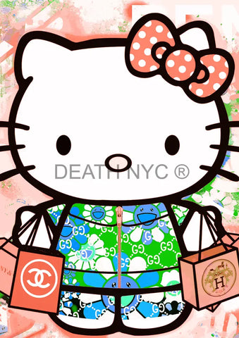 Deathmg237 45X32Cm Kitty (Edition Of 100*) (2023) Art Print