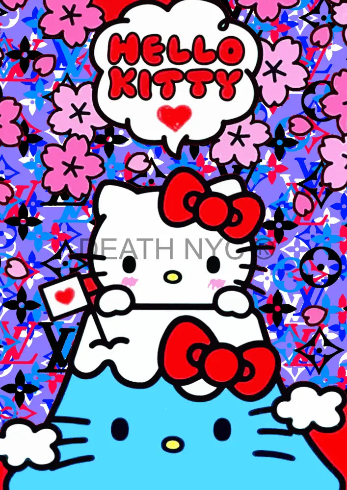 Deathmg372 45X32Cm Kitty (Edition Of 100*) (2023) Art Print