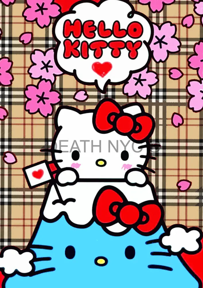 Deathmg373 45X32Cm Kitty (Edition Of 100*) (2023) Art Print