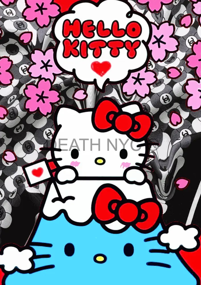 Deathmg374 45X32Cm Kitty (Edition Of 100*) (2023) Art Print