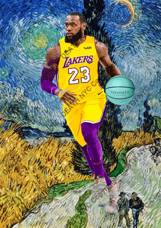 Deathmg456 45X32Cm Lakers (Edition Of 100*) (2023) Art Print