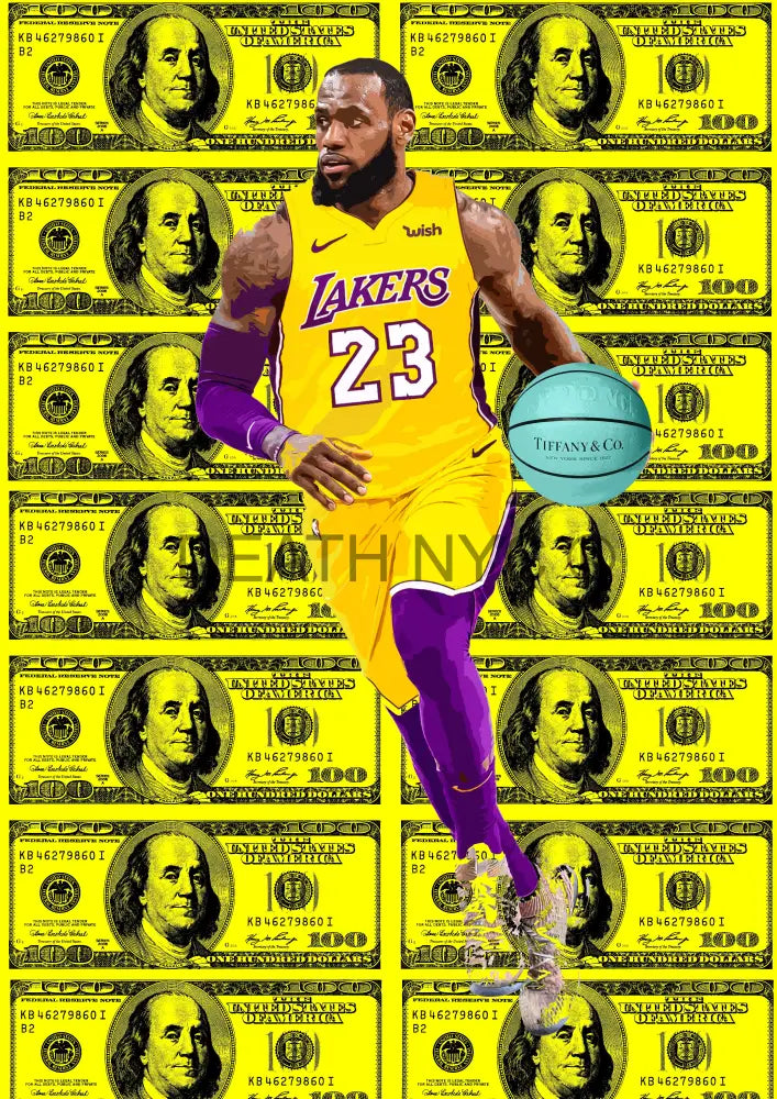 Deathmg459 45X32Cm Lakers (Edition Of 100*) (2023) Art Print