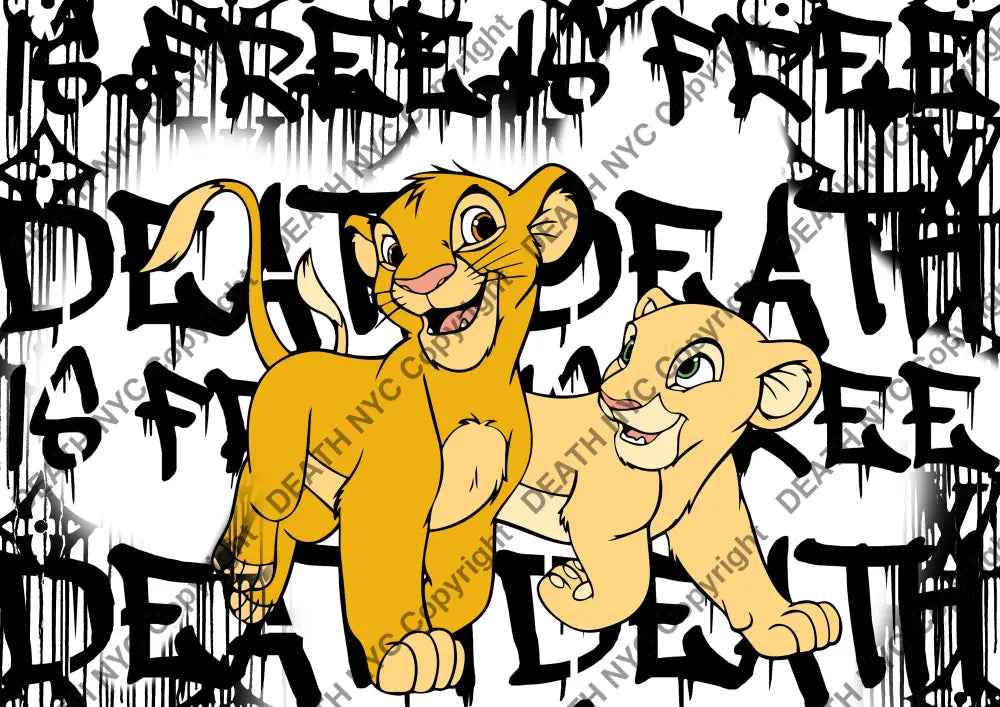 Deathmg518 45X32Cm Lion (Edition Of 100*) (2023) Art Print