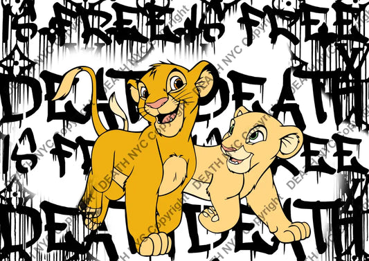 Deathmg518 45X32Cm Lion (Edition Of 100*) (2023) Art Print
