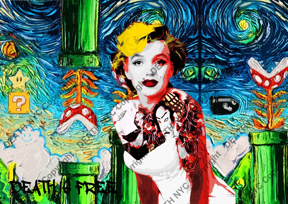 Deathmg551 45X32Cm Monroe (Edition Of 100*) (2023) Art Print