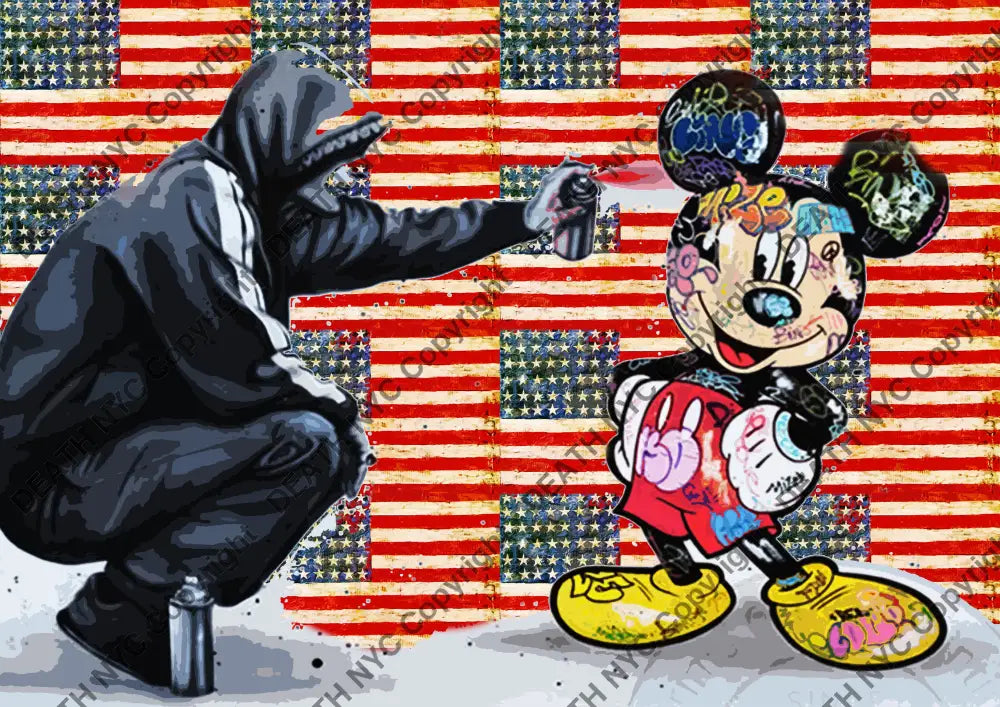 ’DEATHMG999’’ 45x32cm (Edition of 100*) (2023) mouse Art Print