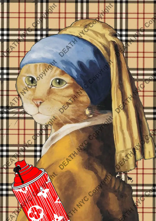 ’Deathmh1013’ 45X32Cm Cat (Edition Of 100*) (2023) Art Print
