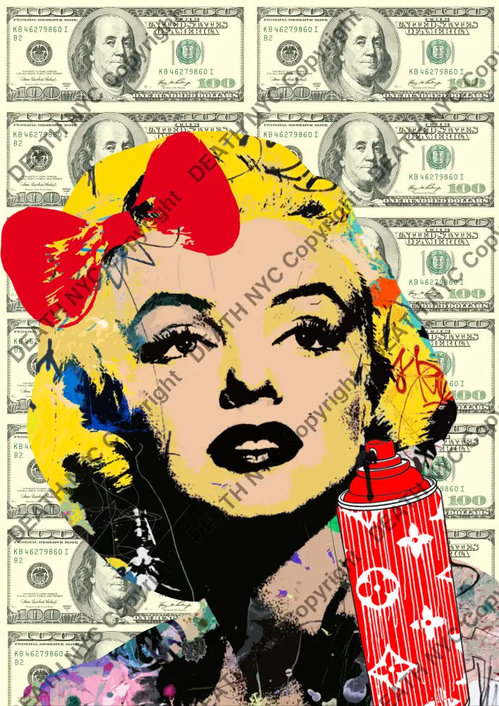 ’Deathmh1179’ 45X32Cm Monroe (Edition Of 100*) (2023) Art Print