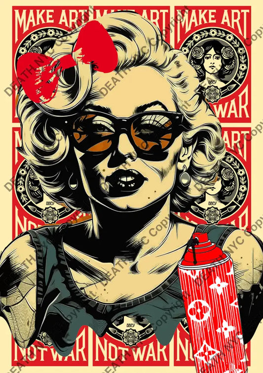 ’Deathmh1182’ 45X32Cm Monroe (Edition Of 100*) (2023) Art Print