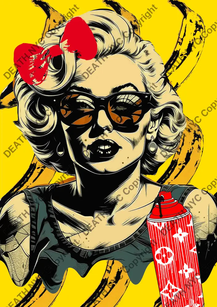 ’Deathmh1183’ 45X32Cm Monroe (Edition Of 100*) (2023) Art Print