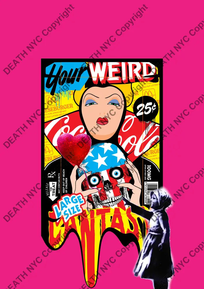 ’DEATHMH1316’’ 45x32cm (Edition of 100*) (2023) bank Art Print