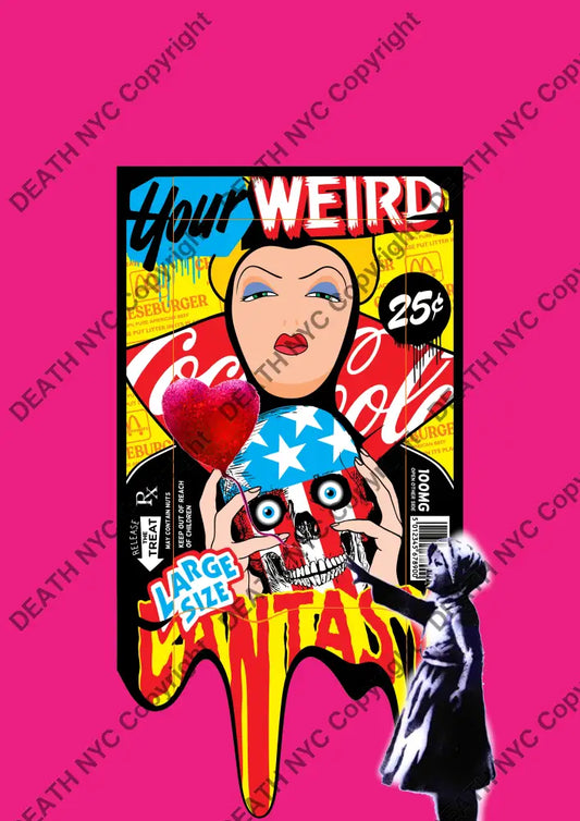 ’DEATHMH1316’’ 45x32cm (Edition of 100*) (2023) bank Art Print