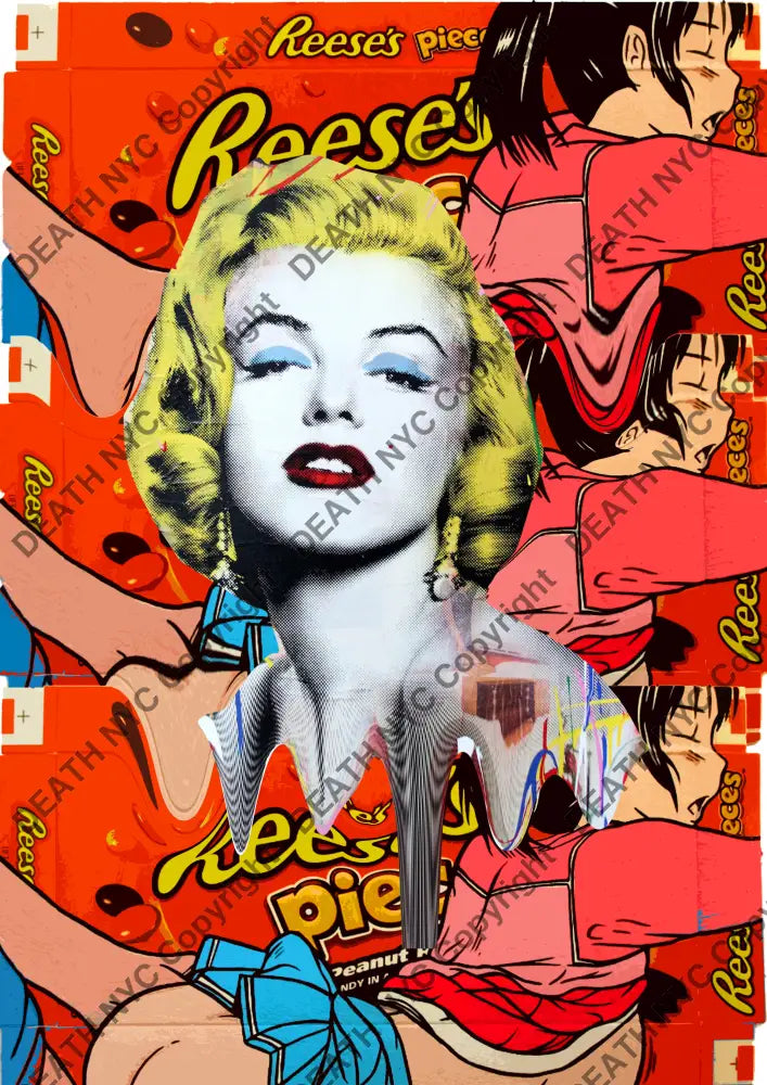 ’DEATHMH1322’’ 45x32cm (Edition of 100*) (2023) monr Art Print