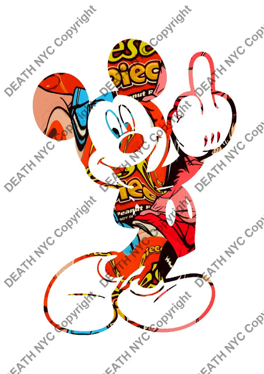 ’DEATHMH1327’’ 45x32cm (Edition of 100*) (2023) mouse Art Print