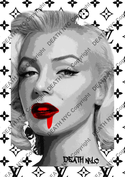 ’Deathmh1332’ 45X32Cm Monroe (Edition Of 100*) (2023) Art Print