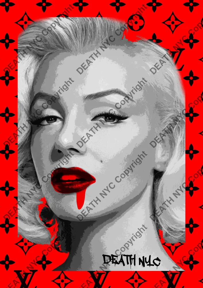 ’Deathmh1333’ 45X32Cm Monroe (Edition Of 100*) (2023) Art Print