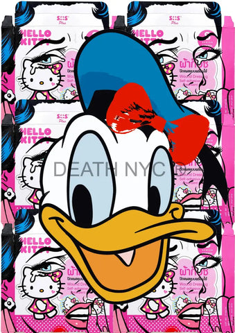 ’Deathmh1380’ 45X32Cm Donald Duck (Edition Of 100*) (2023) Art Print