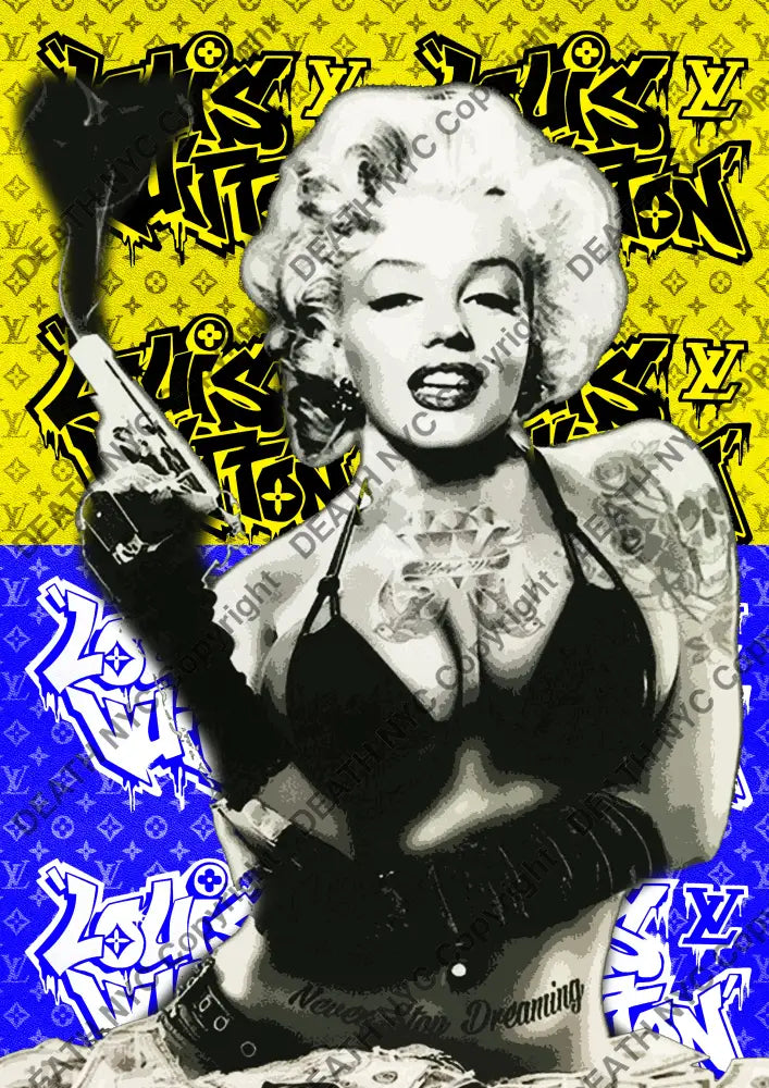 ’DEATHMH1474’’ 45x32cm (Edition of 100*) (2023) monr Art Print