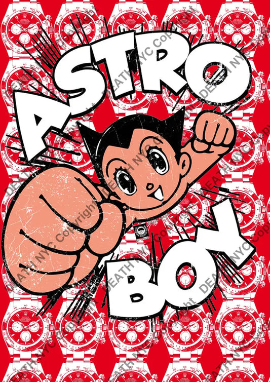 ’Deathmh196’ 45X32Cm Astro Boy (Edition Of 100*) (2023) Art Print