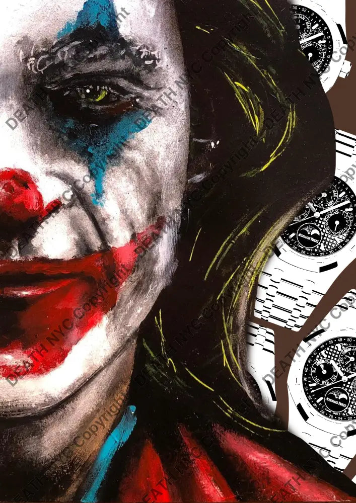 ’Deathmh238’ 45X32Cm Joker (Edition Of 100*) (2023) Art Print