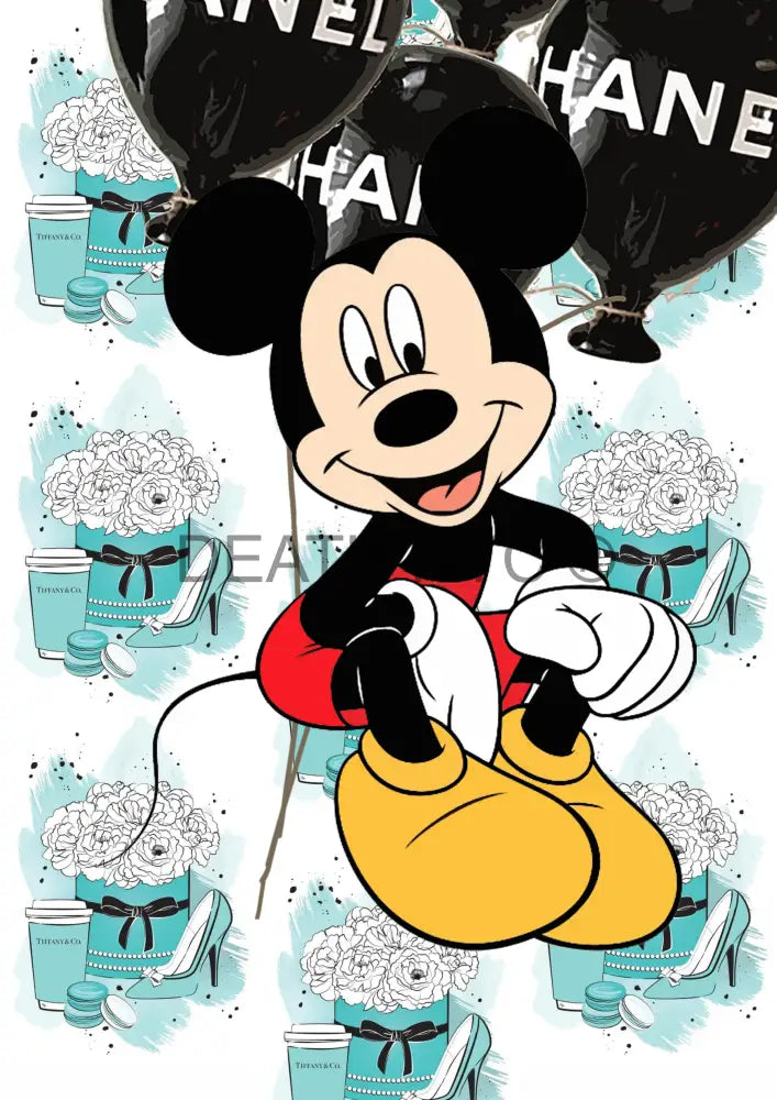 ’Deathmh475’ 45X32Cm Mickey (Edition Of 100*) (2023) Art Print