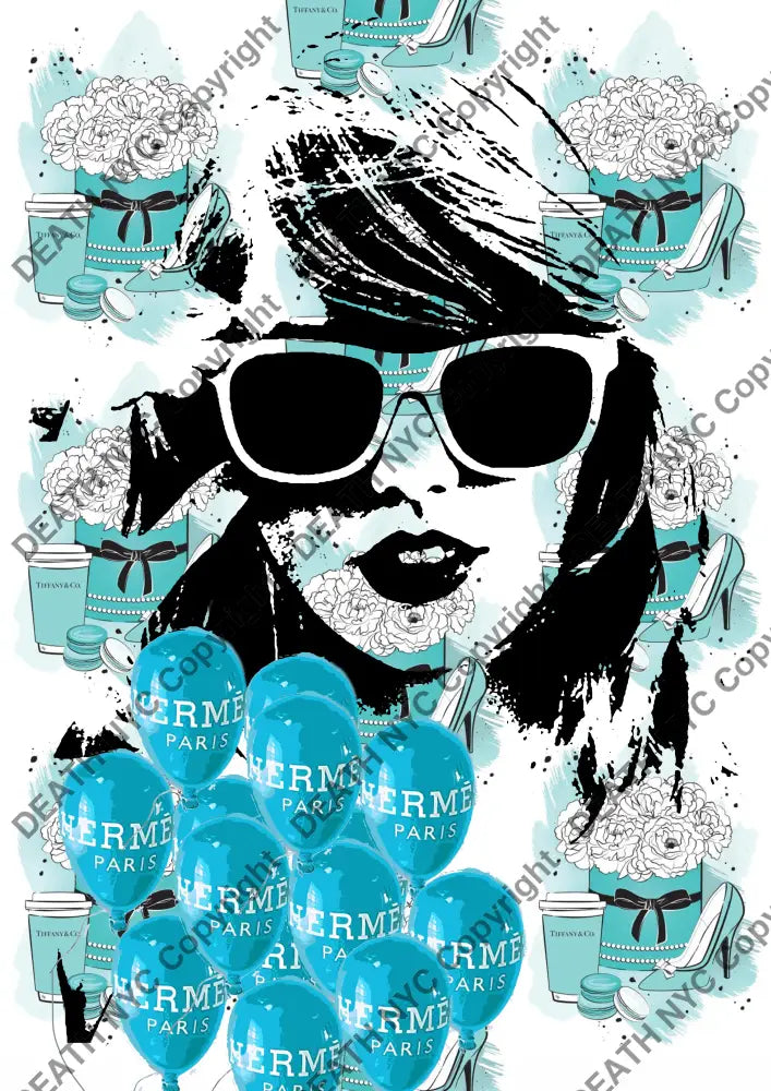 ’Deathmh741’ 45X32Cm Taylor Swift (Edition Of 100*) (2023) Art Print