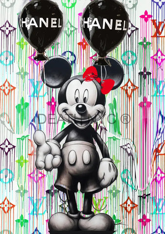’Deathmi115’ 45X32Cm Mickey (Edition Of 100*) (2023) Art Print