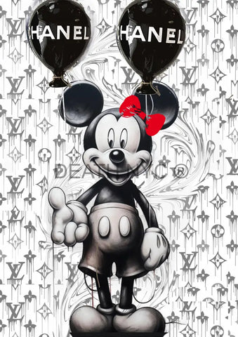 ’Deathmi117’ 45X32Cm Mickey (Edition Of 100*) (2023) Art Print