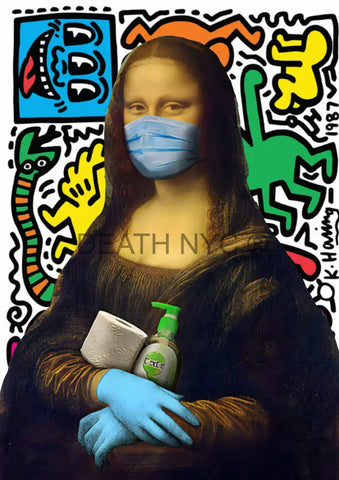 ’Deathmi1290’ 45X32Cm Mona Lisa (Edition Of 100*) (2023) Art Print