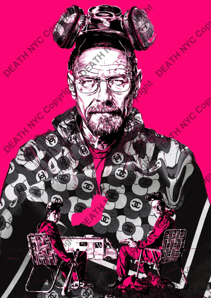 ’Deathmi1296’ 45X32Cm Breaking Bad (Edition Of 100*) (2023) Art Print
