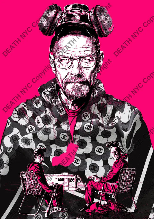 ’Deathmi1296’ 45X32Cm Breaking Bad (Edition Of 100*) (2023) Art Print
