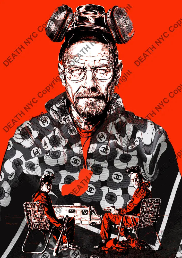 ’Deathmi1297’ 45X32Cm Breaking Bad (Edition Of 100*) (2023) Art Print