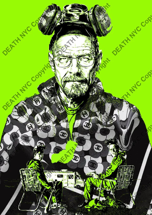 ’Deathmi1298’ 45X32Cm Breaking Bad (Edition Of 100*) (2023) Art Print