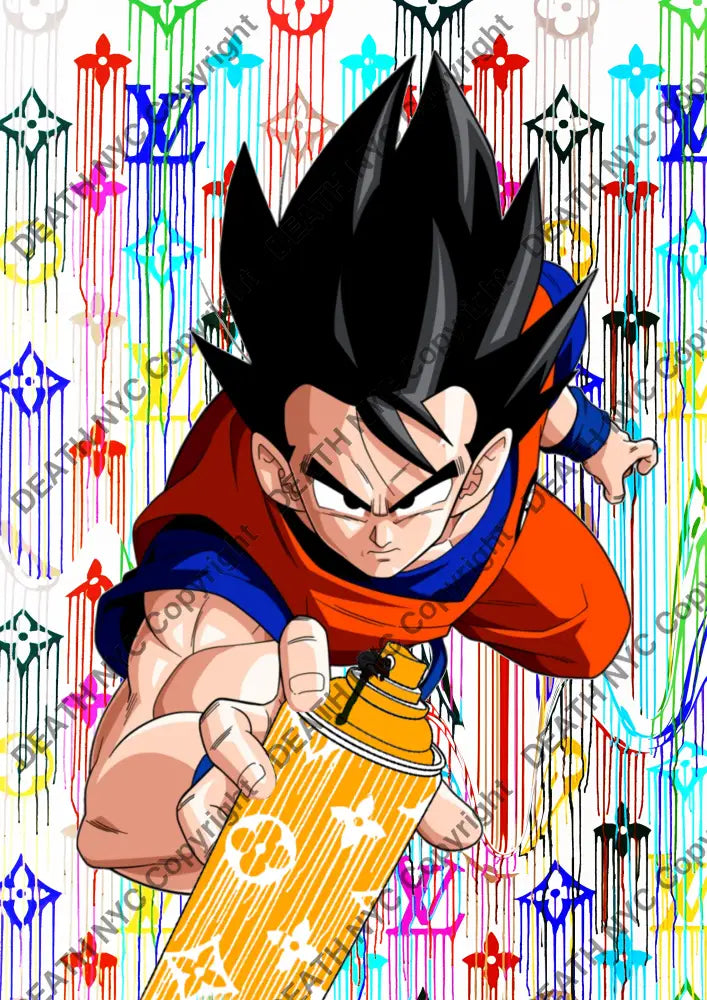 ’Deathmi13’ 45X32Cm (Edition Of 100*) Goku (2024) Art Print