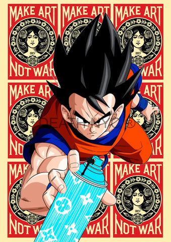 ’Deathmi16’ 45X32Cm (Edition Of 100*) Goku (2024) Art Print