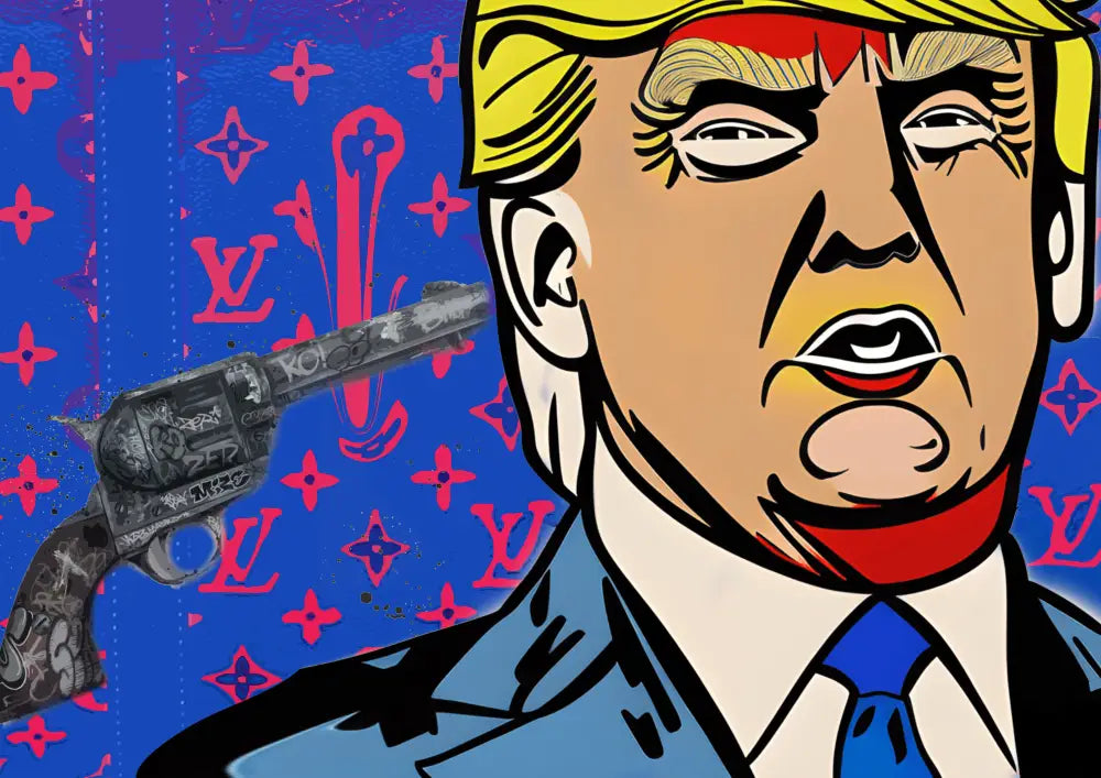 ’Deathmi175’ 45X32Cm Trump (Edition Of 100*) (2023) Art Print