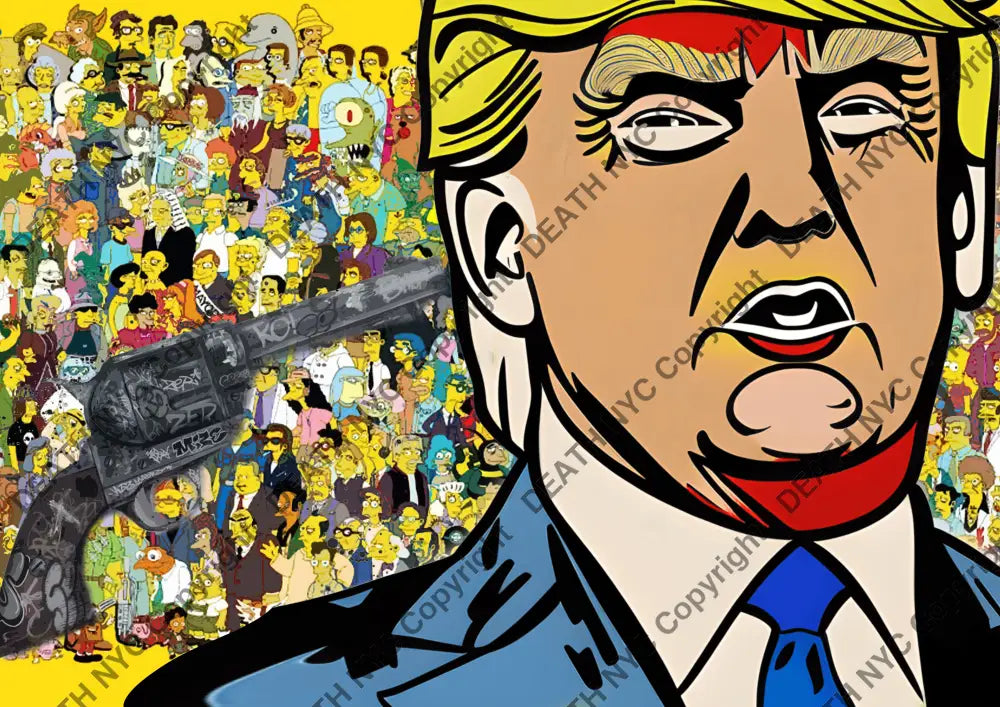’Deathmi176’ 45X32Cm Trump (Edition Of 100*) (2023) Art Print