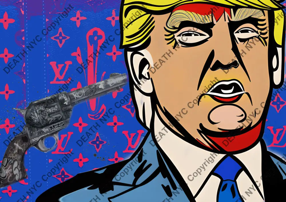 ’Deathmi180’ 45X32Cm Trump (Edition Of 100*) (2023) Art Print