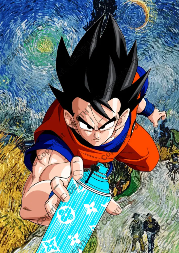 ’Deathmi19’ 45X32Cm (Edition Of 100*) Goku (2024) Art Print