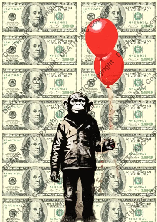 ’Deathmi355’ 45X32Cm Banksy (Edition Of 100*) (2023) Art Print