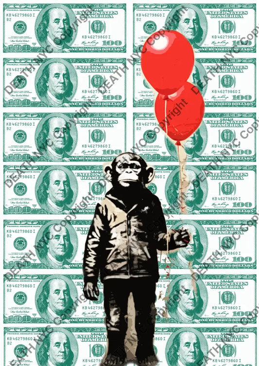’Deathmi356’ 45X32Cm Banksy (Edition Of 100*) (2023) Art Print