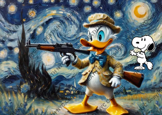 ’Deathmi889’ 45X32Cm Mickey (Edition Of 100*) (2023) Art Print