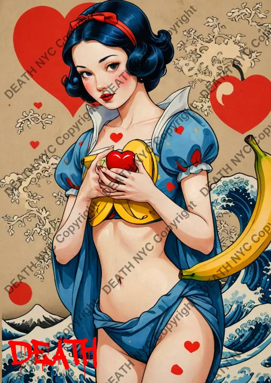 ’’Deathmj405’ 45X32Cm Snow (Edition Of 100*) (2024) Art Print