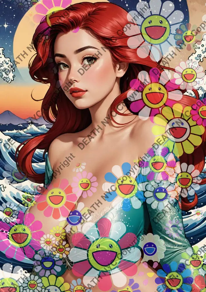 ’Deathmj498’’ 45X32Cm (Edition Of 100*) (2024) Ar L Art Print