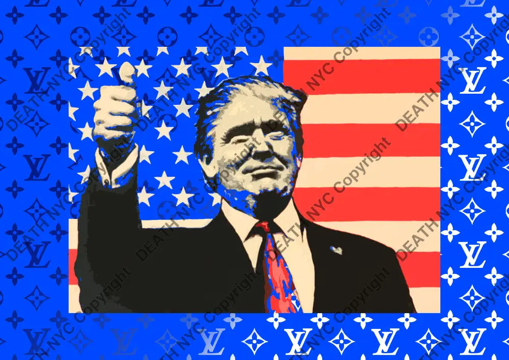 ’Deathmk116’ 45X32Cm Trump (Edition Of 100*) (2024) Art Print