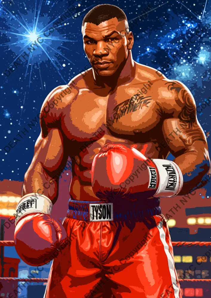 ’Deathmk121’ 45X32Cm Tyson (Edition Of 100*) (2024) Art Print
