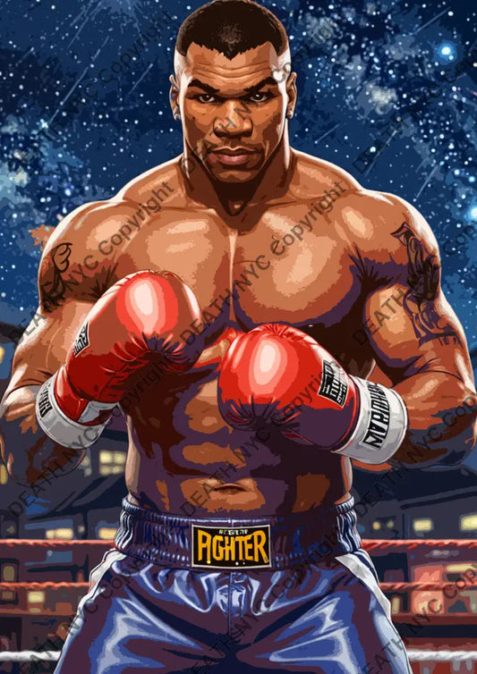 ’Deathmk122’ 45X32Cm Tyson (Edition Of 100*) (2024) Art Print
