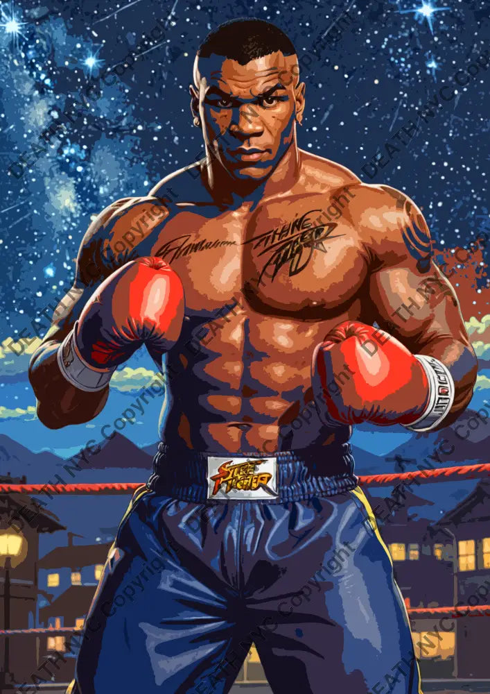 ’Deathmk123’ 45X32Cm Tyson (Edition Of 100*) (2024) Art Print