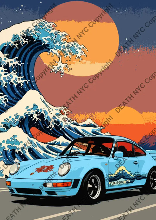 ’Deathml268’ 45X32Cm Porche (Edition Of 100*) (2024) Art Print